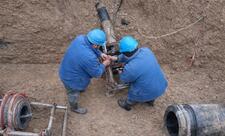 Zabrat qəsəbəsində su xəttində qəza aradan qaldırılıb