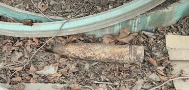 Sumqayıtda top mərmisi aşkar edilib