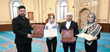 Leyla Əliyeva və Alena Əliyeva Qubada Cümə məscidini ziyarət ediblər
