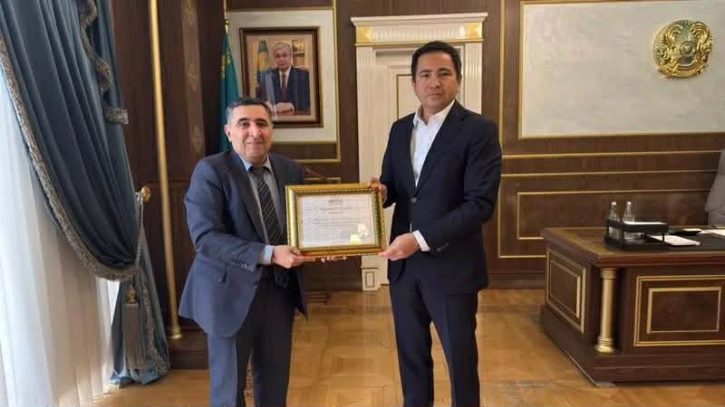 CASCFEN nümayəndə heyəti Qazaxıstan səfirliyində olub