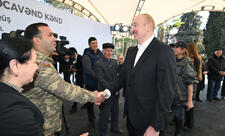 Prezident İlham Əliyev Xocavənd şəhər və Xocavənd kənd sakinləri ilə görüşüb -FOTO
