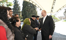 Prezident İlham Əliyev Xocavənd şəhər və Xocavənd kənd sakinləri ilə görüşüb -FOTO