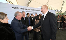 Prezident İlham Əliyev Xocavənd şəhər və Xocavənd kənd sakinləri ilə görüşüb -FOTO