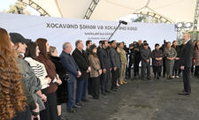 Prezident İlham Əliyev Xocavənd şəhər və Xocavənd kənd sakinləri ilə görüşüb -FOTO