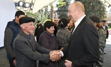 Prezident İlham Əliyev Xocavənd şəhər və Xocavənd kənd sakinləri ilə görüşüb -FOTO