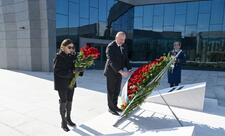 Prezident İlham Əliyev Xocalı Soyqırımı Memorialının açılışında iştirak edib - YENİLƏNİB-2 - FOTOLENT