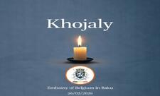 Belçika səfirliyi Xocalı soyqırımının ildönümü ilə bağlı başsağlığı verib
