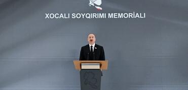 Prezident İlham Əliyev: Memorial Kompleksin timsalında biz Azərbaycan xalqının əyilməz ruhunu görürük