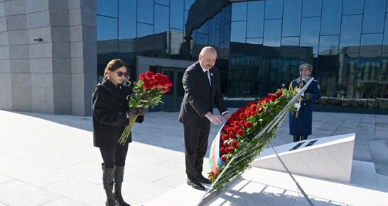 Prezident İlham Əliyev Xocalı Soyqırımı Memorialının açılışında iştirak edib - YENİLƏNİB-3 - FOTOLENT