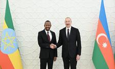 Efiopiyanın Baş nazirinin şərəfinə rəsmi nahar verilib