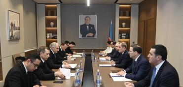 Ceyhun Bayramov Türkmənistan XİN rəhbərinin müavini ilə görüşüb