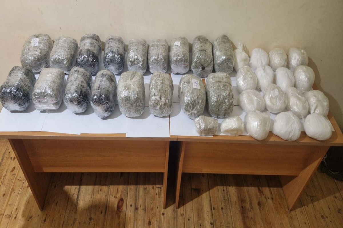 Külli miqdarda narkotikin Azərbaycana keçirilməsinin qarşısı alınıb - FOTO