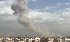 Dohada sənaye zonasında düşən raket qalıqları səbəbindən yanğın baş verib