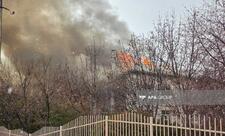 Naxçıvanda hərbi təsərrüfat obyektində yanğın olub - FOTO