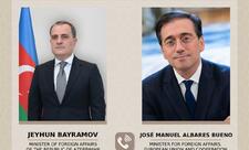 Ceyhun Bayramov və Xose Manuel bölgədəki İspaniya vətəndaşlarının Azərbaycan sərhədindən təxliyəsini müzakirə edib