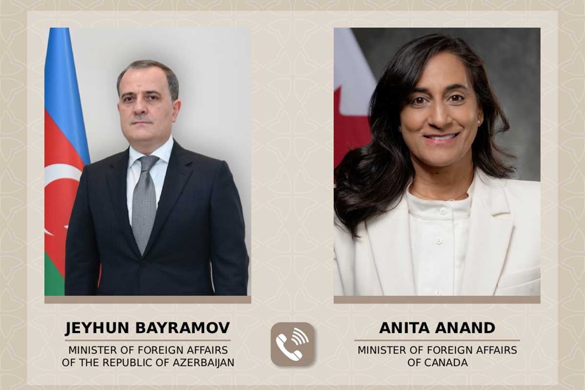 Azərbaycan və Kanada XİN başçıları İranda vəziyyətə dair müzakirə aparıb