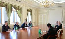 Prezident İlham Əliyev Aleksey Overçuku qəbul qəbul edib