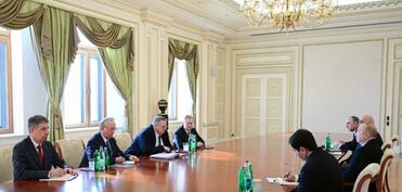 Prezident İlham Əliyev Aleksey Overçuku qəbul qəbul edib