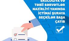 Ekologiya və Təbii Sərvətlər Nazirliyi yanında İctimai Şuraya seçkilər başa çatıb