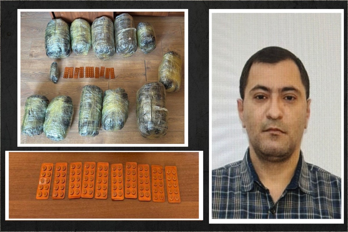 Saray qəsəbəsində 15 kq narkotik aşkarlanıb - VİDEO