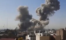 Tehranın şərqində güclü partlayış baş verib