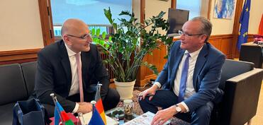 Elçin Əmirbəyovun Almaniyada görüşlər keçirib