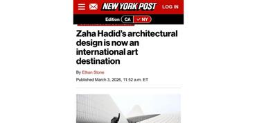 “New York Post”: Heydər Əliyev Mərkəzi beynəlxalq incəsənət mərkəzinə çevrilib