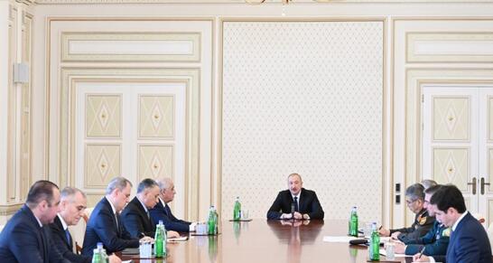 Prezident İlham Əliyevin sədrliyi ilə Təhlükəsizlik Şurasının iclası keçirilib