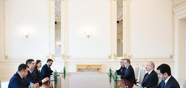 Prezident İlham Əliyev Moldova xarici işlər nazirini qəbul edib