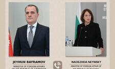 Nazir Ceyhun Bayramov ilə Bolqarıstanın xarici işlər naziri Nadejda Neynski arasında telefon danışığı olub