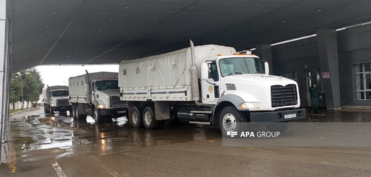 Azərbaycanın İrana göndərdiyi humanitar yardım Astara sərhədindən yola salınıb- YENİLƏNİB-1 - FOTO