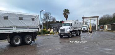 Azərbaycanın İrana humanitar yardımını çatdıran maşın karvanı geri qayıdıb