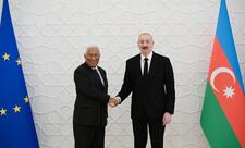 Prezident İlham Əliyev və Avropa İttifaqı Şurasının Prezidenti mətbuata bəyanatlarla çıxış edirlər