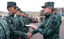 Əsaslı təmirdən sonra yaşayış binaları hərbi qulluqçuların xidməti istifadəsinə verilmişdir