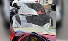 Avtobus zolağında hərəkət edən “Ferrari” saxlanılıb