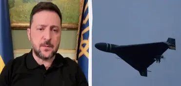 Zelenski: Rusiya İrana ABŞ bazalarına hücum üçün “Şahed” PUA-ları verir