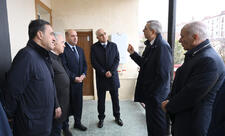 Əlaqələndirmə Qərargahının üzvləri Xocavənd şəhərində təmir olunmuş fərdi evə baxış keçiriblər