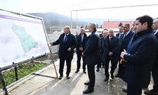 Əlaqələndirmə Qərargahının üzvləri Xocavəndin Quzeyxırman kəndində aparılan təmir-bərpa işləri ilə tanış olublar