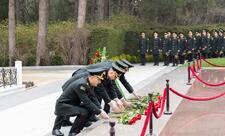 SOMDA rəhbərliyi Şəhidlər xiyabanını ziyarət edib