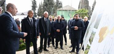 Əlaqələndirmə Qərargahının üzvləri Xocavənd şəhərinin Baş planı ilə tanış olublar