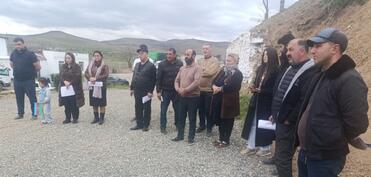 Köç karvanı Xocavənd kəndinə çatıb, açarlar təqdim edilib - FOTO