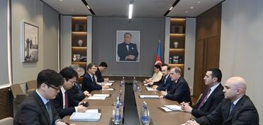 Ceyhun Bayramov Koreyanın xarici işlər nazirinin xüsusi nümayəndəsi ilə görüşüb