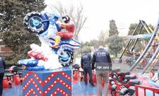 Bayramla əlaqədar attraksionlara nəzarət gücləndirilib  - FOTO