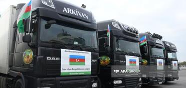 Azərbaycandan İrana növbəti humanitar yardım yola salınır