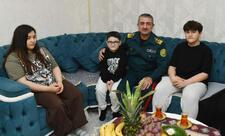 DSX rəhbərliyi şəhid ailələrini ziyarət edib