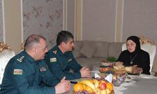 DSX rəhbərliyi şəhid ailələrini ziyarət edib