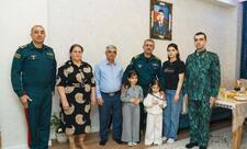 DSX rəhbərliyi şəhid ailələrini ziyarət edib