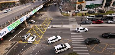 AYNA: Tbilisi prospektinin Salamzadə küçəsi ilə kəsişməsində dəyişiklik edilib