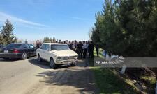 Ağstafada mikroavtobusla minik avtomobili toqquşub, xəsarət alanlar var - FOTO