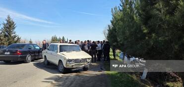 Ağstafada mikroavtobusla minik avtomobili toqquşub, xəsarət alanlar var - FOTO